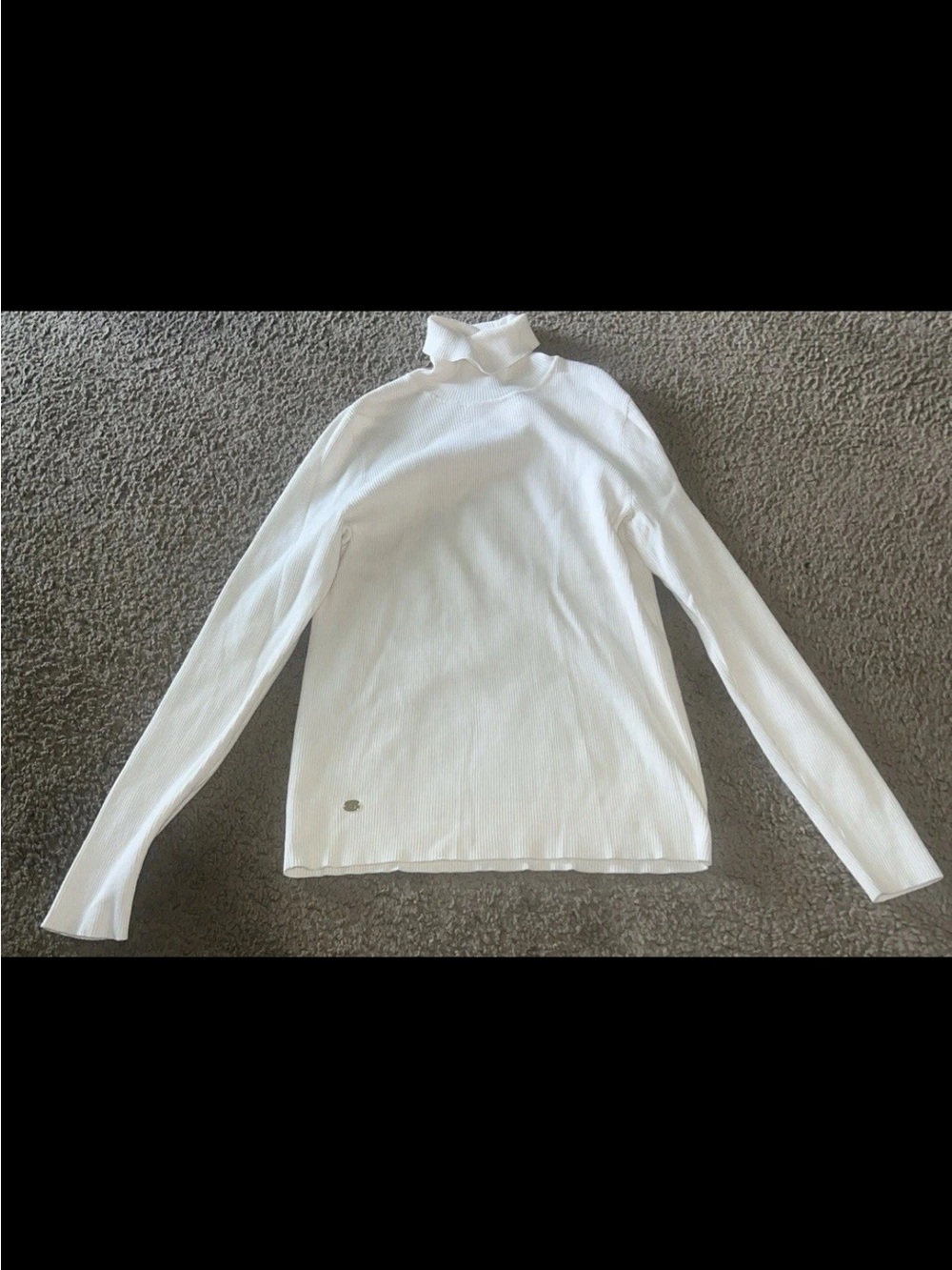 Lauren Ralph Lauren Winter Cream Turtleneck Ribbed